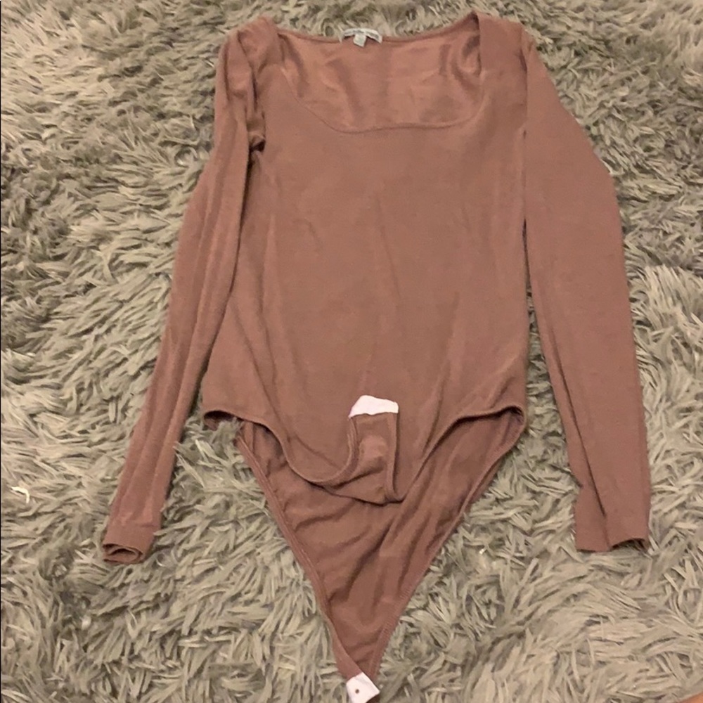 Long sleeve pinkish tuck in button up